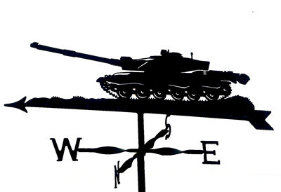 Tank weather vane